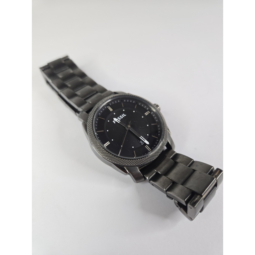 Fossil Machine FS4774 Men Smoke Stainless Steel Analog Dial Quartz Watch - Picture 2 of 5